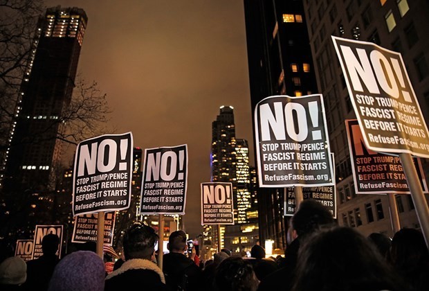 Donald Trump'a büyük protesto!