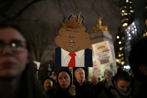 Donald Trump'a büyük protesto!