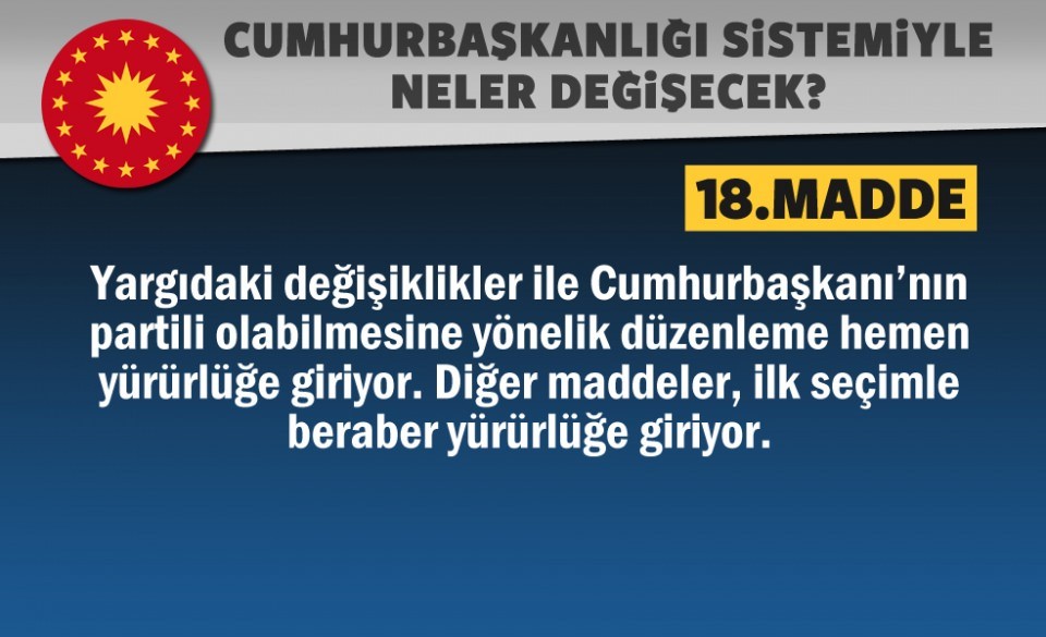 Referandumdan 'evet' çıkarsa neler değişecek?