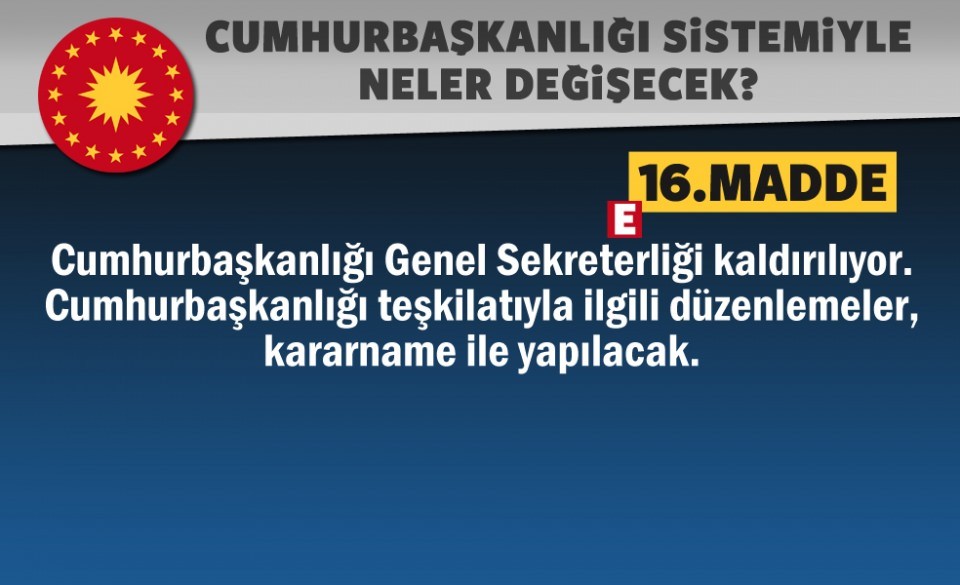 Referandumdan 'evet' çıkarsa neler değişecek?