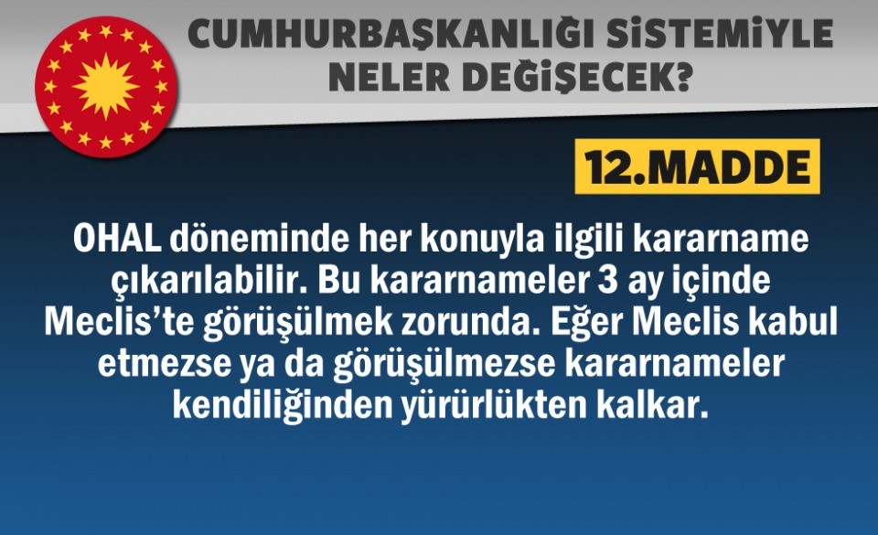 Referandumdan 'evet' çıkarsa neler değişecek?