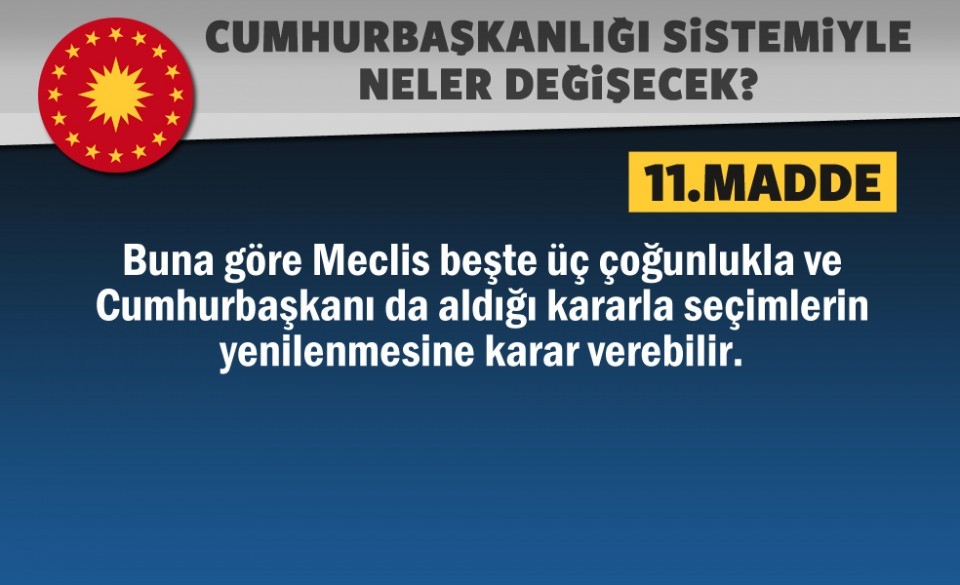 Referandumdan 'evet' çıkarsa neler değişecek?