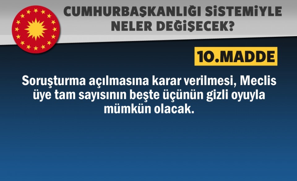 Referandumdan 'evet' çıkarsa neler değişecek?