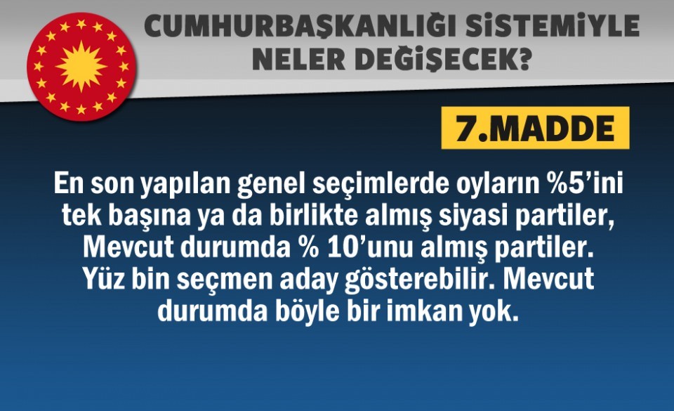 Referandumdan 'evet' çıkarsa neler değişecek?