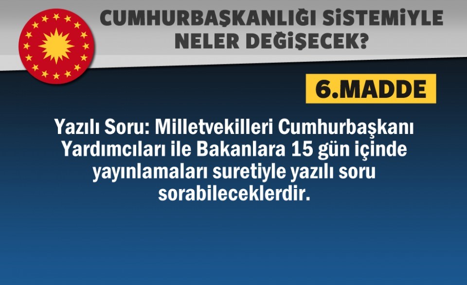 Referandumdan 'evet' çıkarsa neler değişecek?