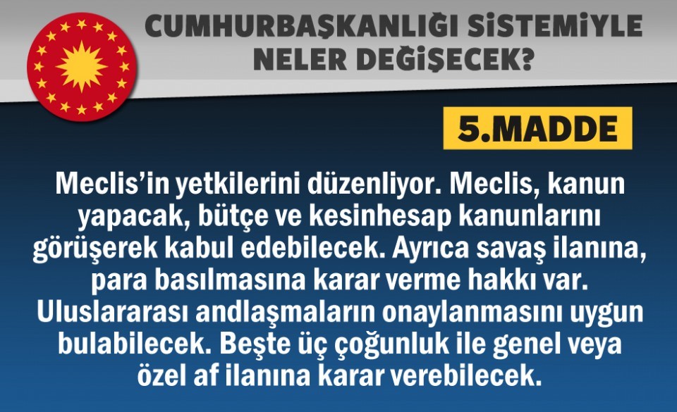 Referandumdan 'evet' çıkarsa neler değişecek?