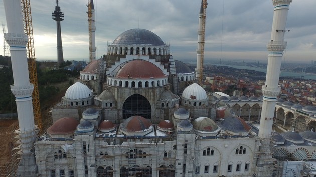 Çamlıca Camisi'nde son durum