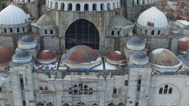 Çamlıca Camisi'nde son durum