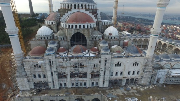 Çamlıca Camisi'nde son durum