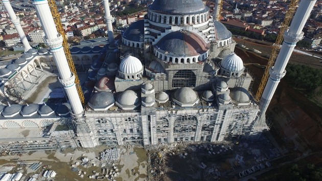 Çamlıca Camisi'nde son durum