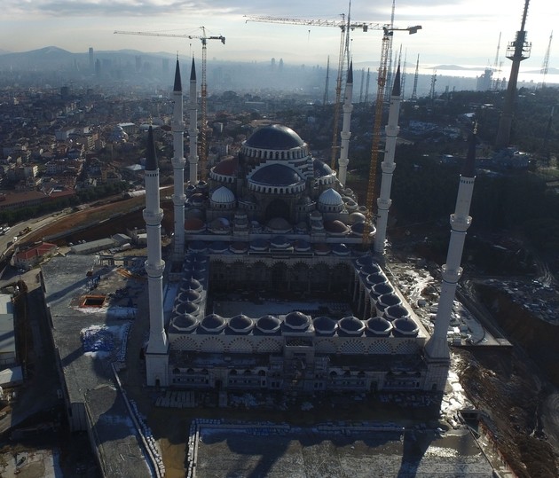 Çamlıca Camisi'nde son durum