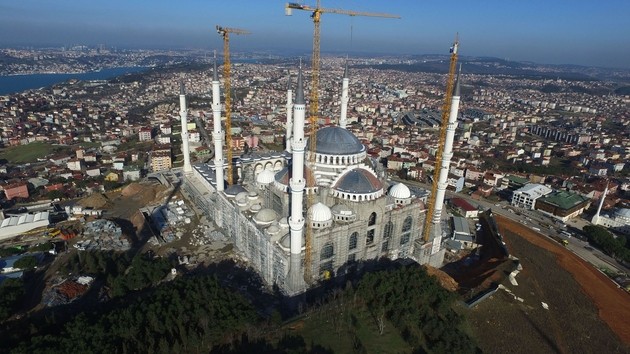 Çamlıca Camisi'nde son durum