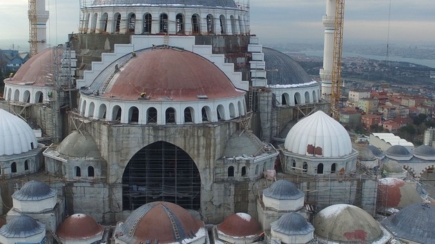 Çamlıca Camisi'nde son durum