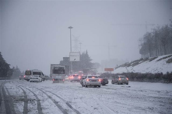 'Beyaz İstanbul'dan muhteşem kareler