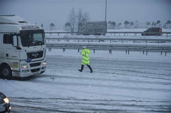 'Beyaz İstanbul'dan muhteşem kareler