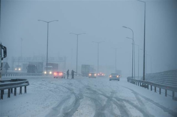 'Beyaz İstanbul'dan muhteşem kareler