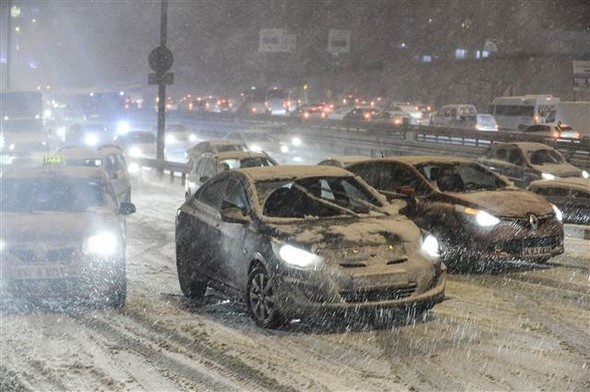 'Beyaz İstanbul'dan muhteşem kareler