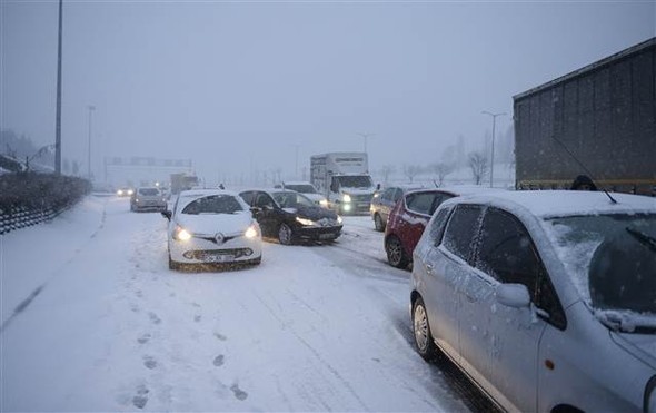 'Beyaz İstanbul'dan muhteşem kareler