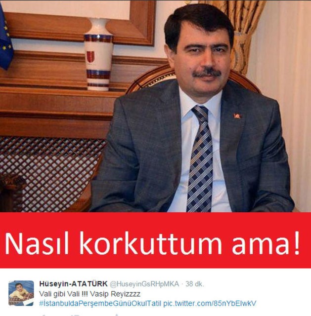 Vasip Şahin tatili açıkladı caps'ler patladı