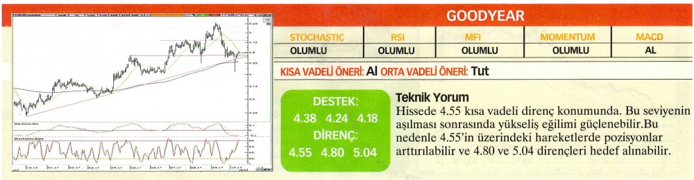 22 hisselik teknik analiz