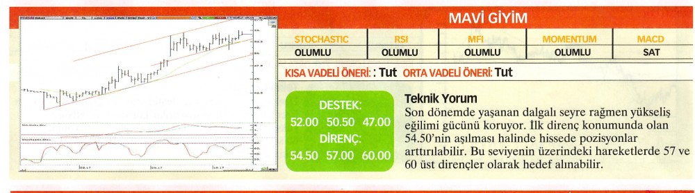 22 hisselik teknik analiz