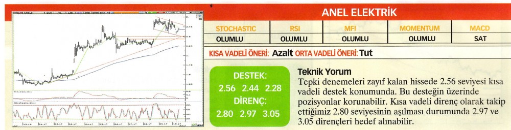 22 hisselik teknik analiz