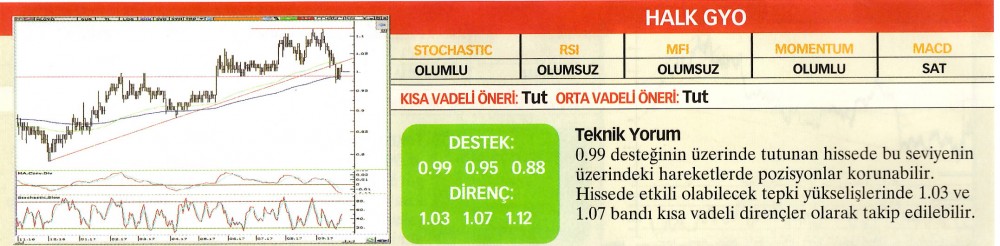 22 hisselik teknik analiz