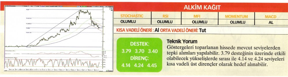 22 hisselik teknik analiz