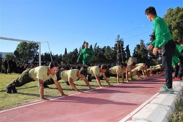 Kadın astsubay adayları eğitimlere başladı! İşte o görüntüler