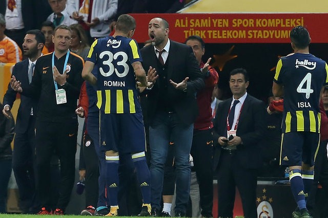 Galatasaray-Fenerbahçe derbisinde yaşanan gergin anlar