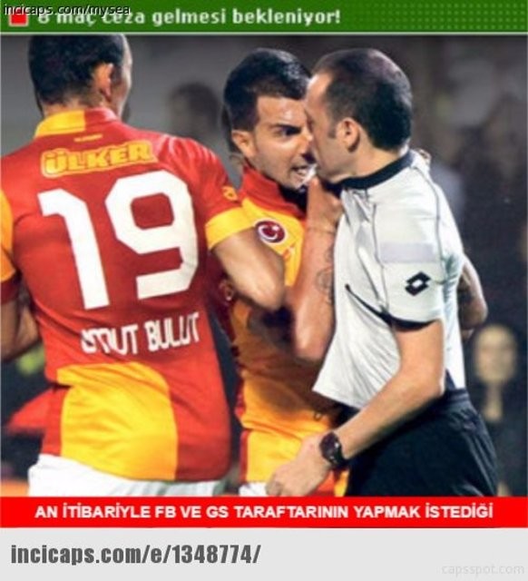 Galatasaray-Fenerbahçe maçı Caps'leri