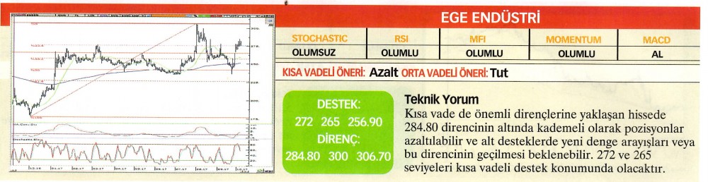 22 hisselik teknik analiz