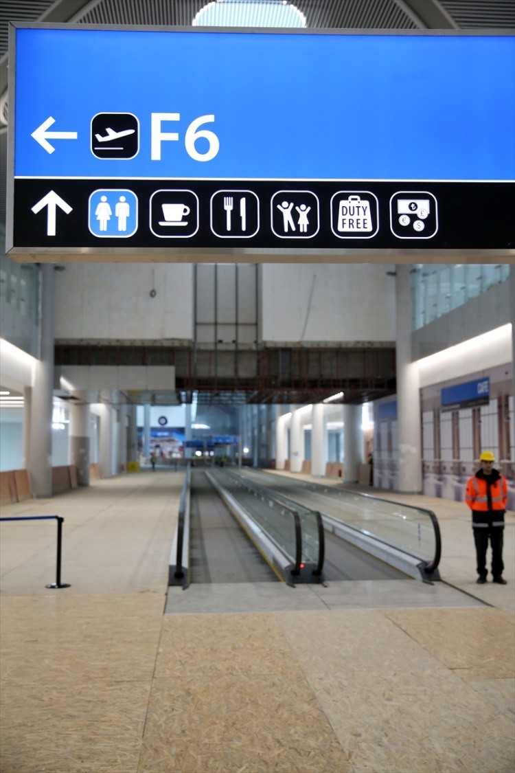 3. Havalimanı'nın son hali görüntülendi