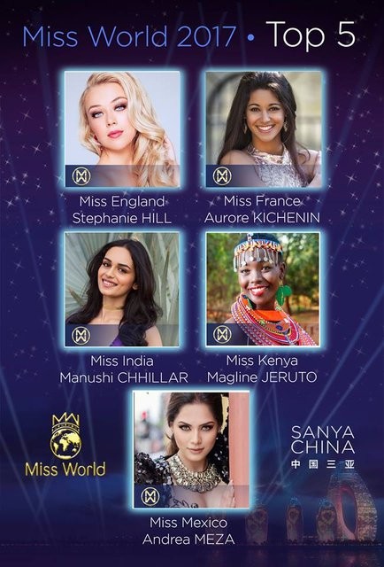 Miss World 2017 kazananı açıklandı