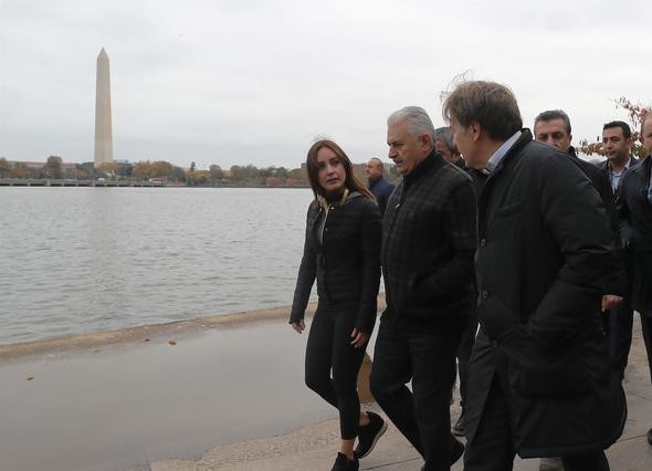 Yıldırım'ın ABD gezisinden dikkat çeken kareler