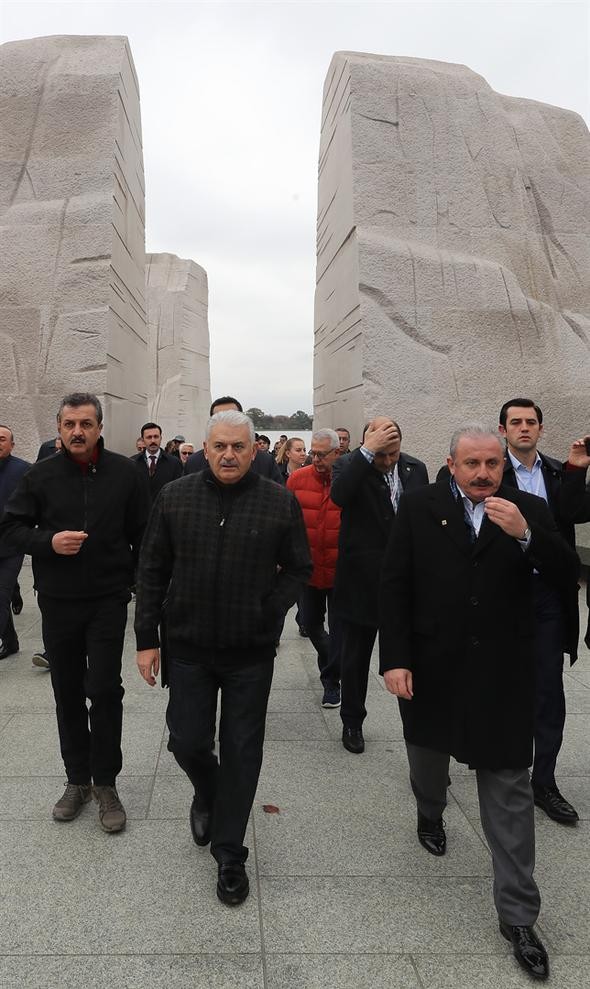 Yıldırım'ın ABD gezisinden dikkat çeken kareler