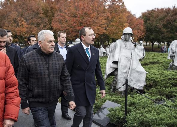 Yıldırım'ın ABD gezisinden dikkat çeken kareler