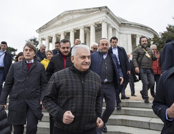 Yıldırım'ın ABD gezisinden dikkat çeken kareler