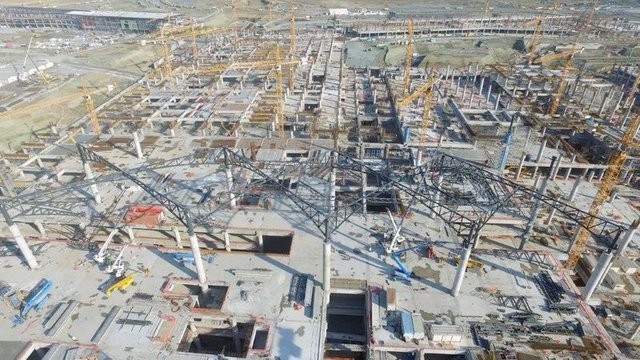 İstanbul Yeni Havalimanı'nın yüzde 71'i tamamlandı