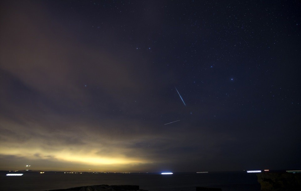 Türkiye'den 'Geminid' manzaraları