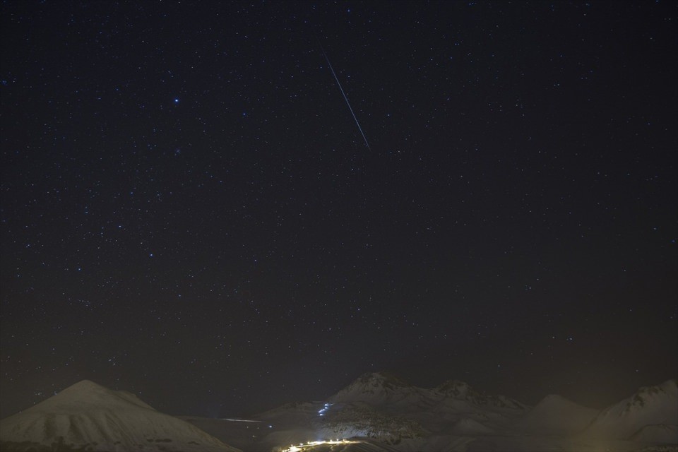 Türkiye'den 'Geminid' manzaraları