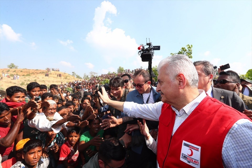 Yıldırım'dan Arakanlı Müslümanların Yaşadığı Kampa Ziyaret! İşte o kareler...