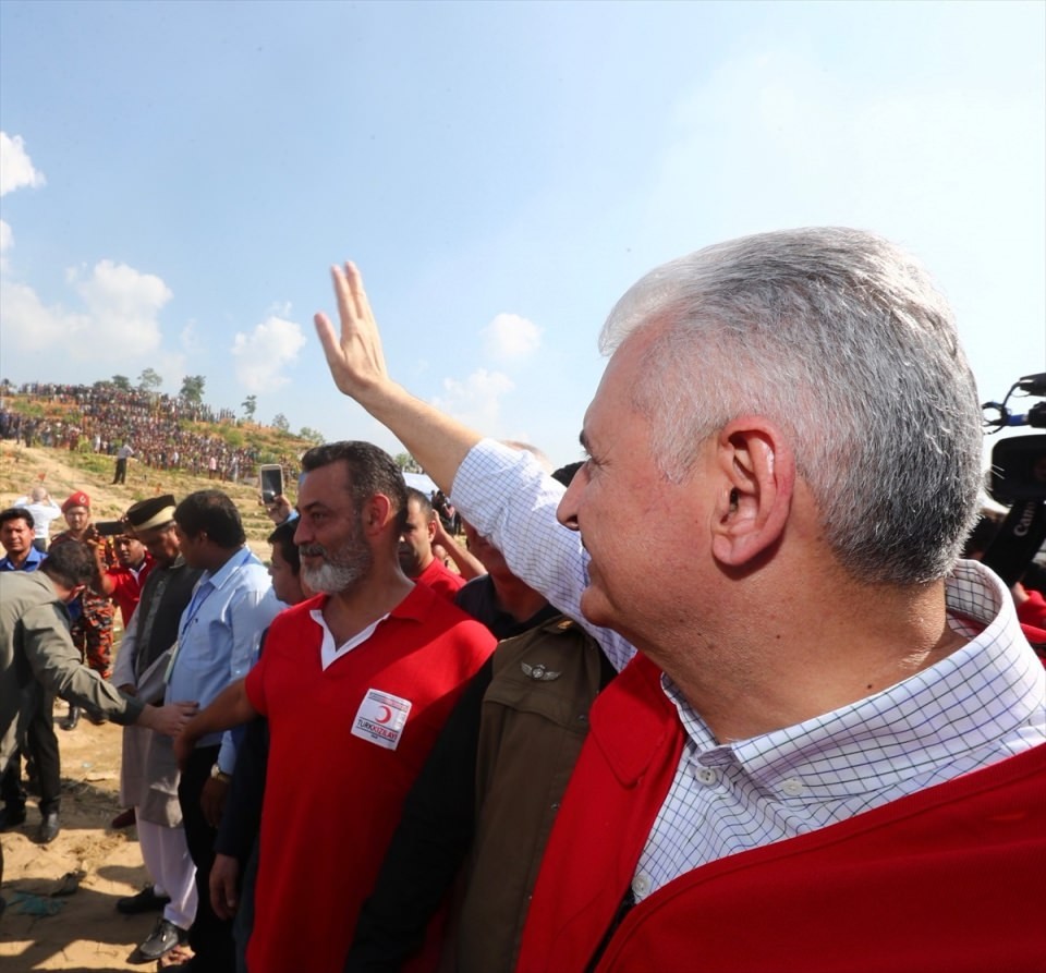 Yıldırım'dan Arakanlı Müslümanların Yaşadığı Kampa Ziyaret! İşte o kareler...