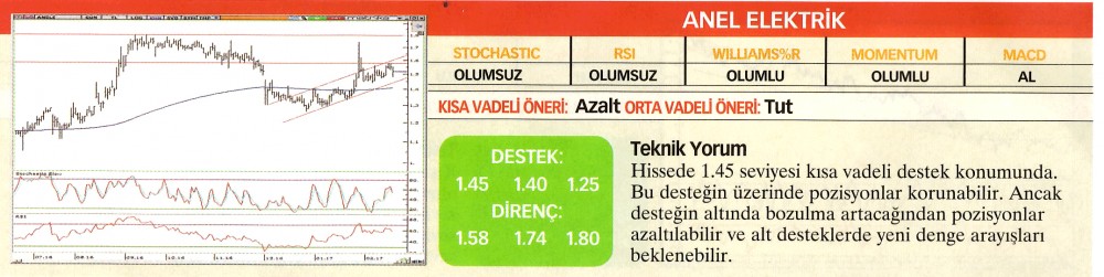 22 hisselik teknik analiz