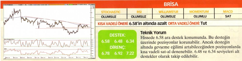 22 hisselik teknik analiz