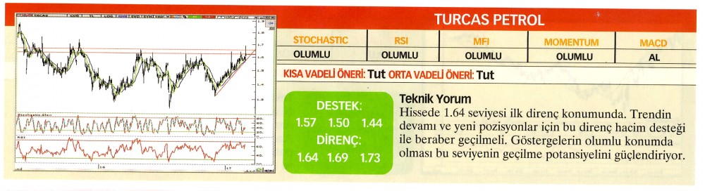 22 hisselik teknik analiz