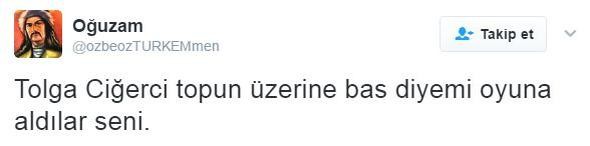 Tolga'ya taraftar tepkisi: Sen topçuysan...