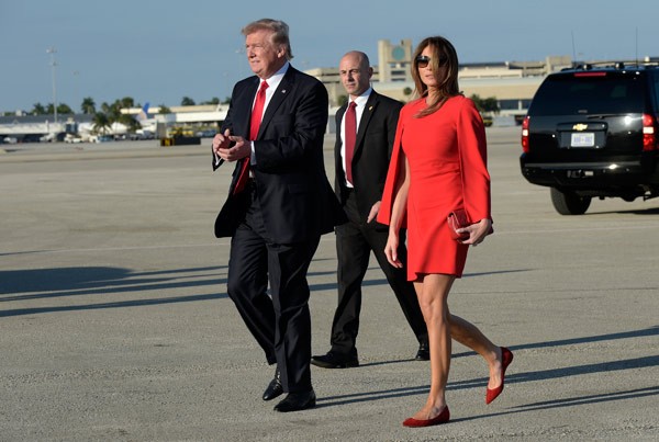 First Lady Melania ilk kez seyahatte