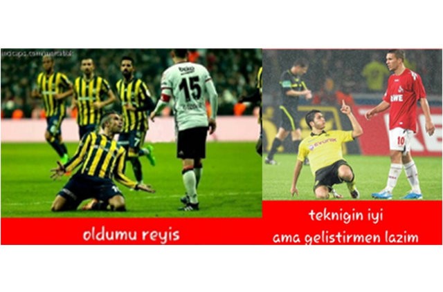 Beşiktaş - Fenerbahçe derbi capsleri...