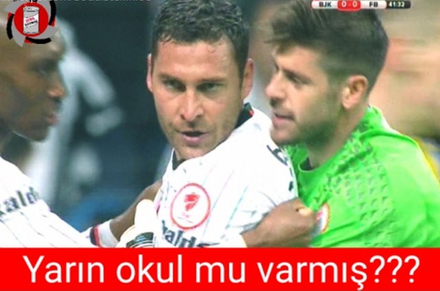 Beşiktaş - Fenerbahçe derbi capsleri...